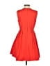 Gap Solid Red Casual Dress Size 4 - photo 2