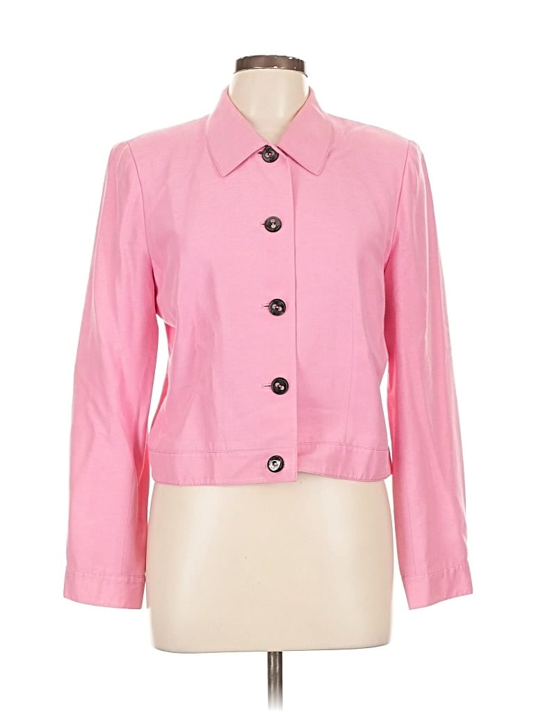 Pre-owned Albert Nipon Jacket In Pink