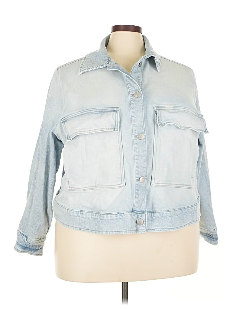 Pre-owned Celebrity Pink Denim Jacket In Blue