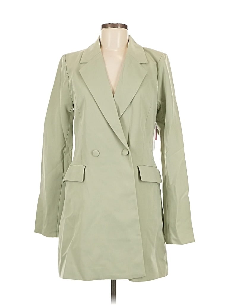 Shoedazzle Trenchcoat In Green