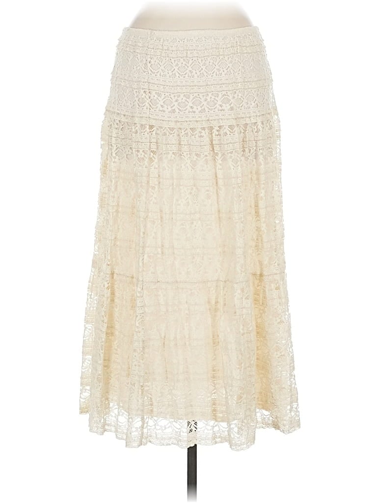 Pre-owned Max Studio Casual Skirt In White