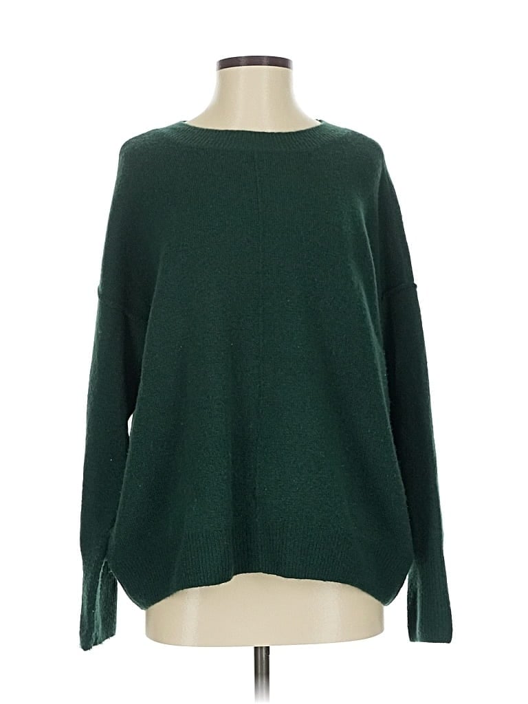 Pre-owned Vince Camuto Pullover Sweater In Green