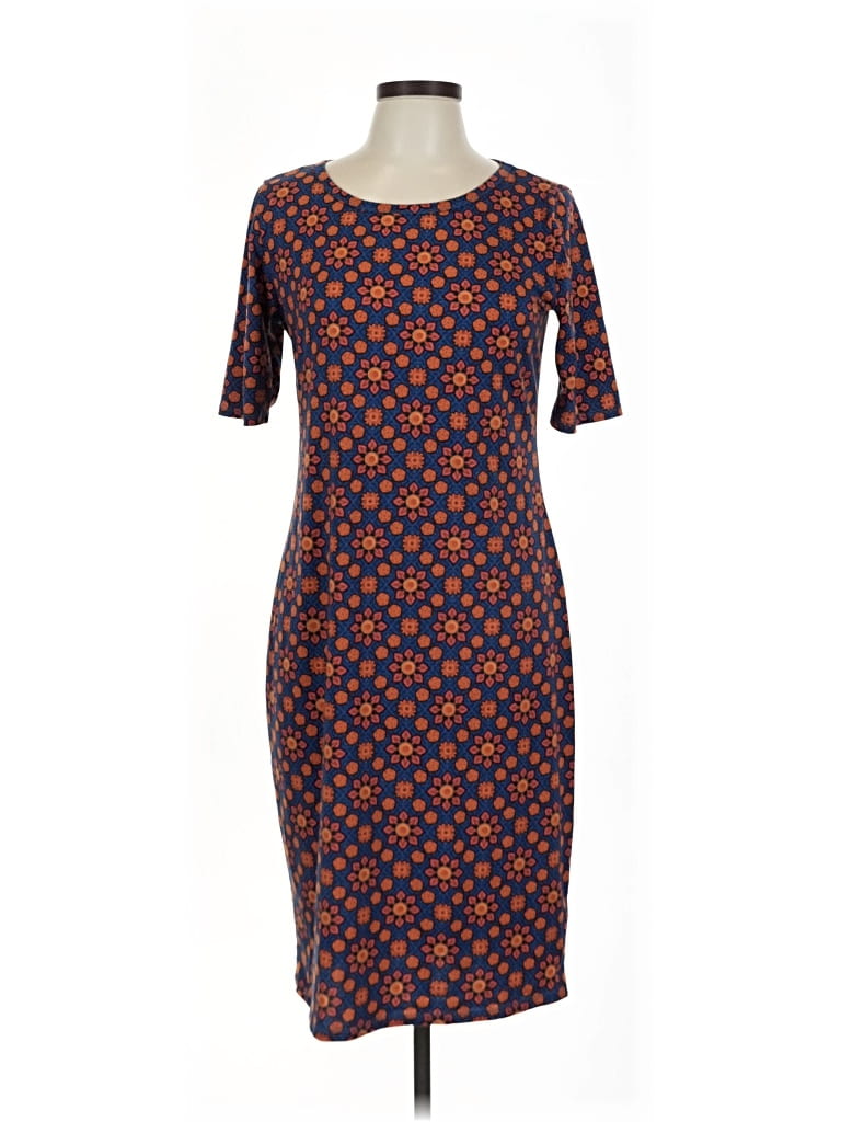 Pre-owned Lularoe Casual Dress In Orange