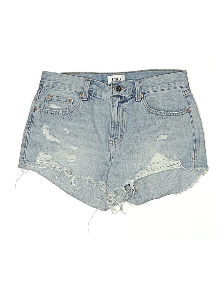 Pre-owned Pistola Denim Shorts In Blue