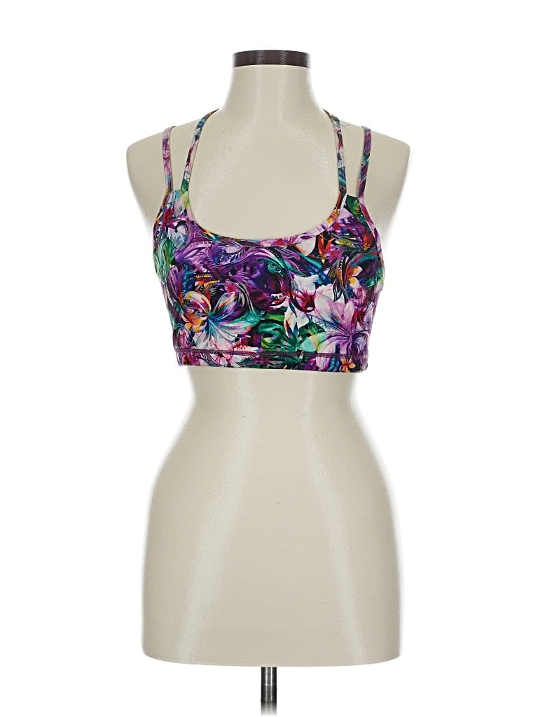 Pre-owned Unbranded Sports Bra In Purple