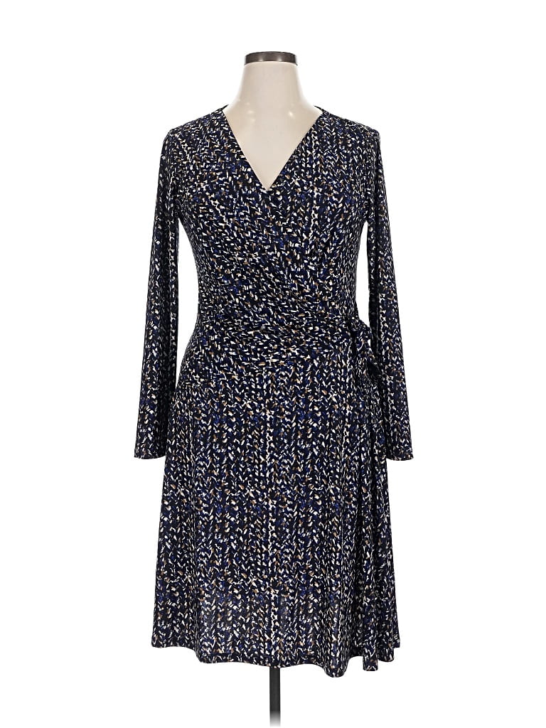 Pre-owned Chaps Casual Dress In Blue