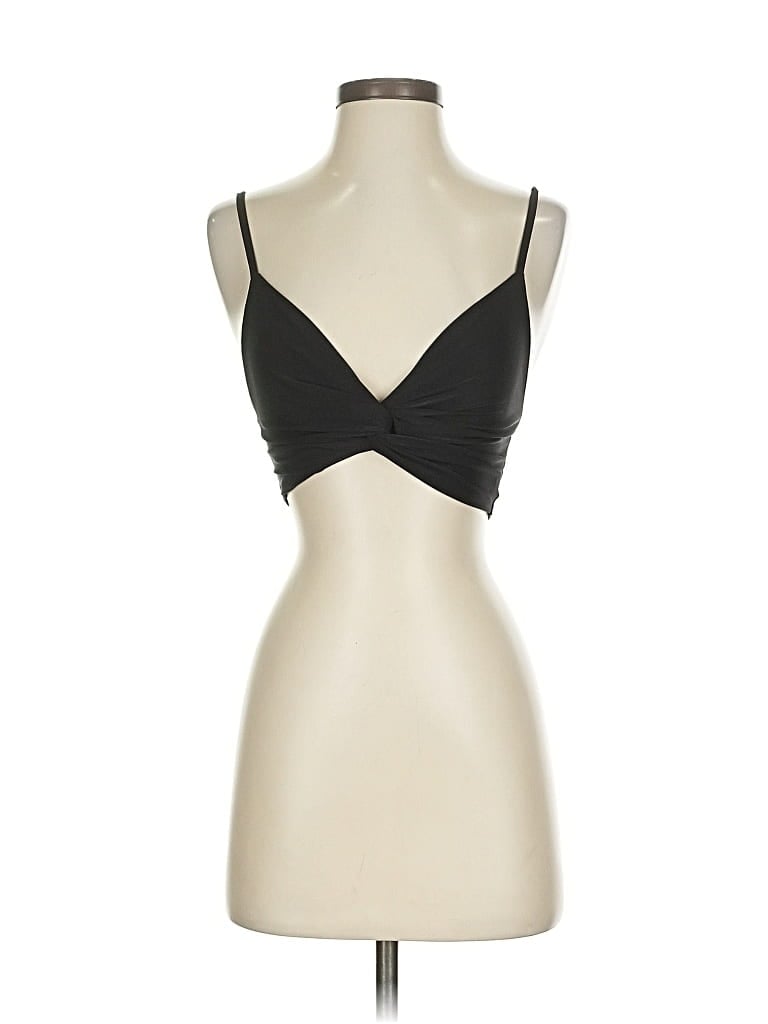 Pre-owned Nasty Gal Inc. Tank Top Black Sweetheart Neckline Tops