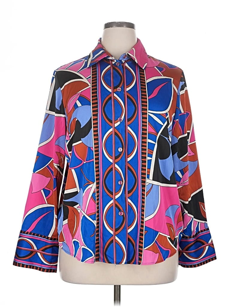 Pre-owned Rachel Zoe Long Sleeve Blouse In Pink