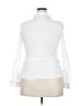 Brora White Long Sleeve Button-Down Shirt Size 18 - photo 2