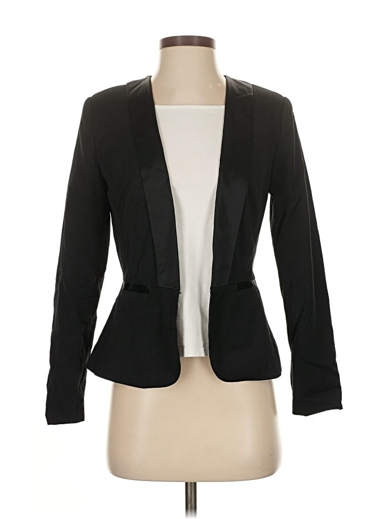 Pre-owned Forever 21 Blazer Jacket In Black