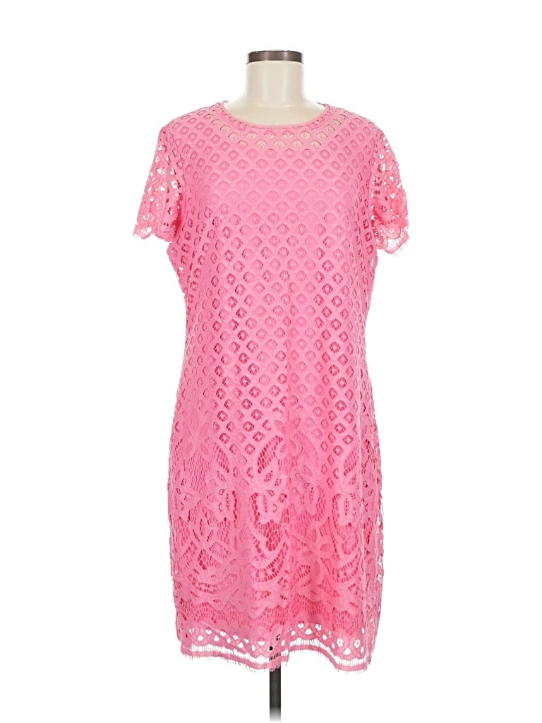 Pre-owned Isaac Mizrahi Live Cocktail Dress In Pink
