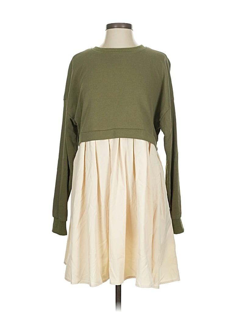 Pre-owned Fashion Casual Dress In Green