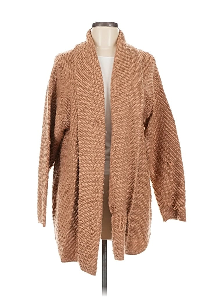 Pre-owned Z Supply Cardigan Sweater In Brown