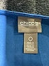 Chico's Blue 3/4 Sleeve Blouse Size Sm (0) - photo 3