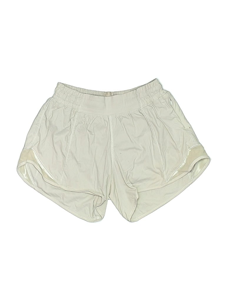 Pre-owned Lululemon Athletica Athletic Shorts In White