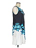 Unbranded Graphic Blue Casual Dress Size M - photo 4