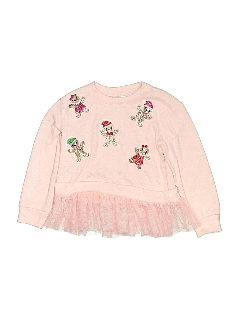 Pre-owned Rare Editions Kids' Pullover Sweater In Pink