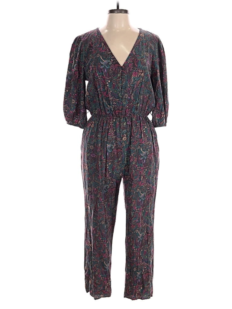 Pre-owned Evereve Jumpsuit In Purple