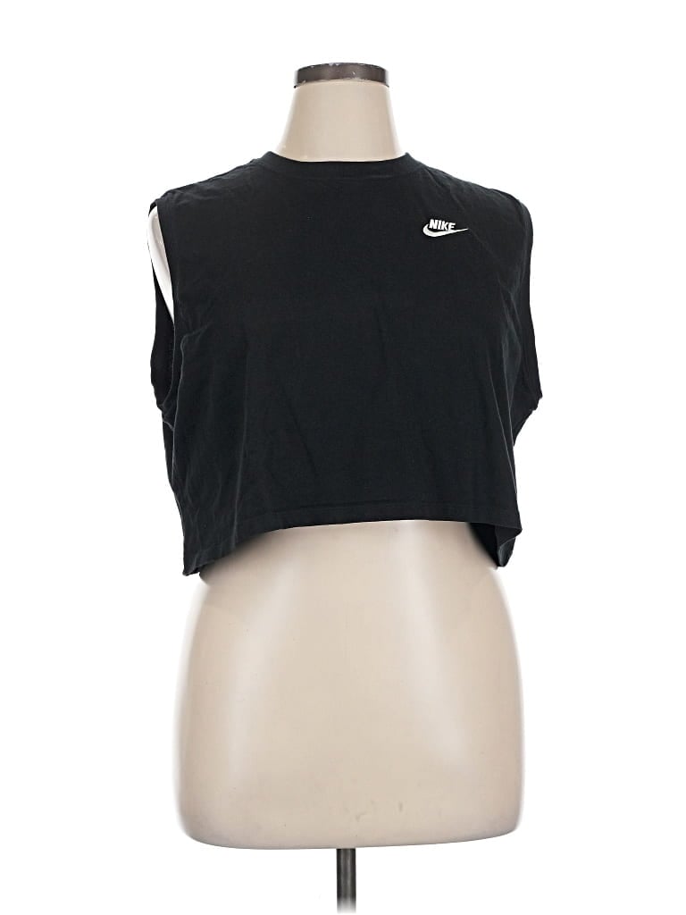 Pre-owned Nike Sleeveless T-shirt In Black