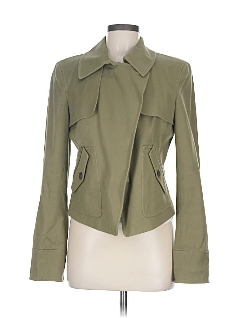 Pre-owned Ann Taylor Jacket In Green