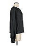 Gap 100% Polyester Black Long Sleeve Blouse Size M - photo 4