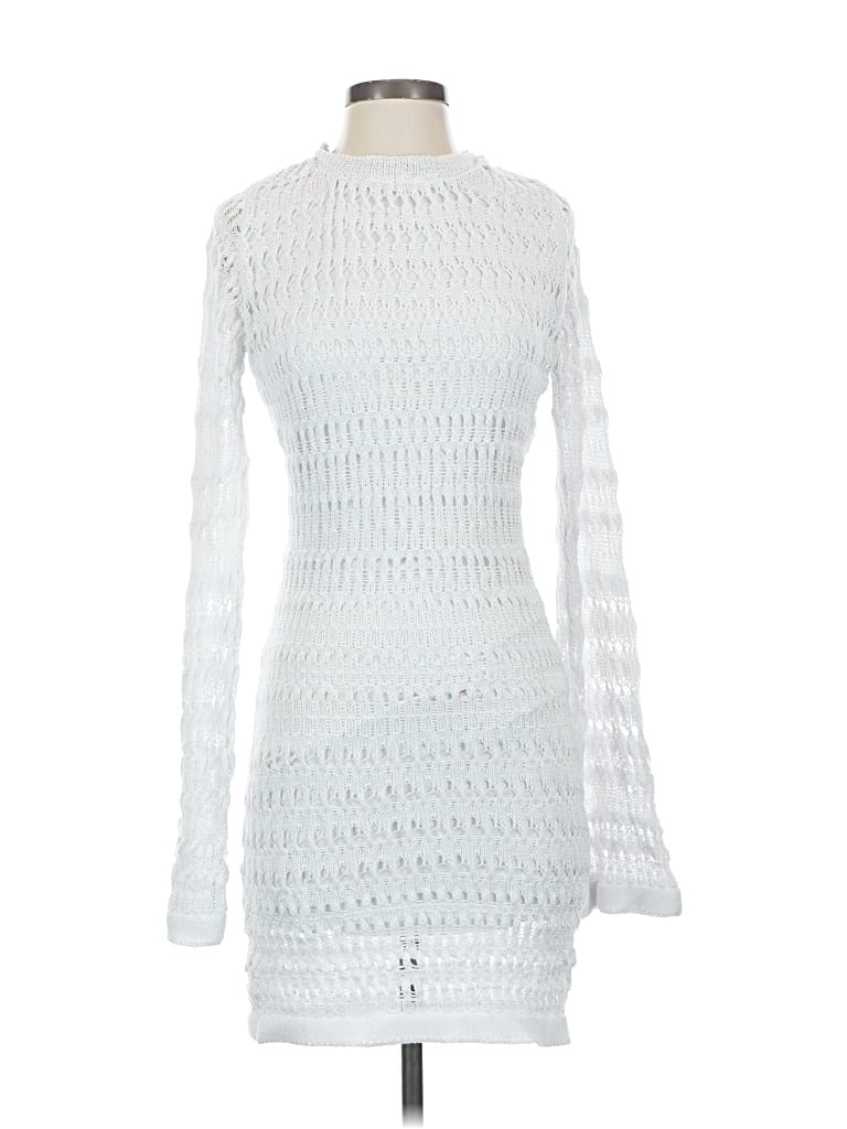 Pre-owned Fashion Nova Cocktail Dress In White