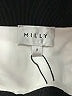 Milly 100% Polyester Chevron-herringbone White Formal Skirt Size P (petite) - photo 3