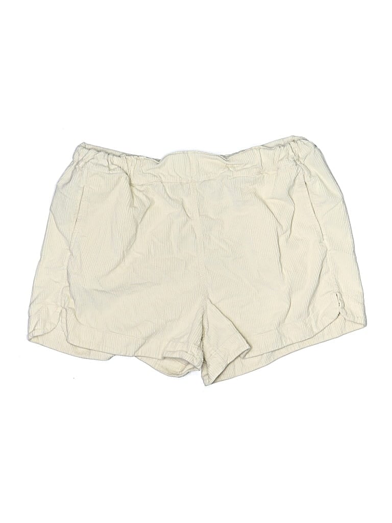 Pre-owned Ayr Khaki Shorts In White