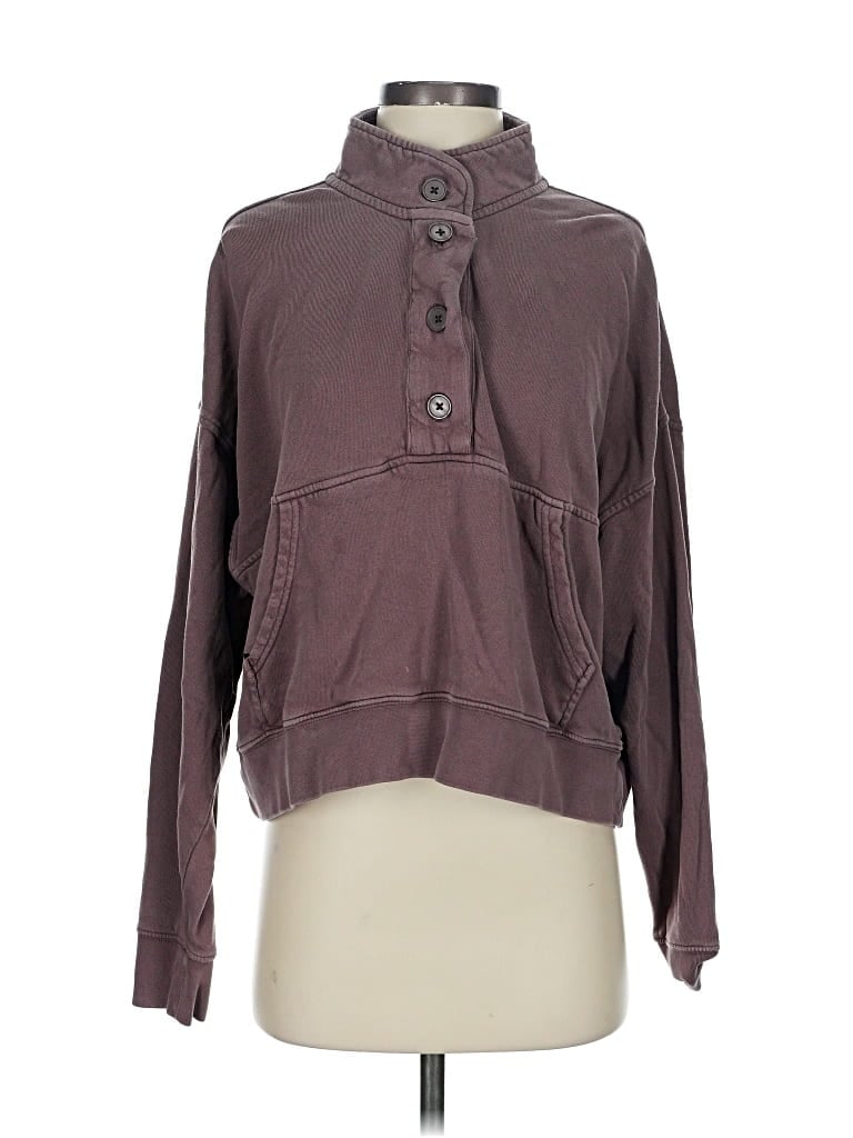 Pre-owned Aerie Sweatshirt In Brown