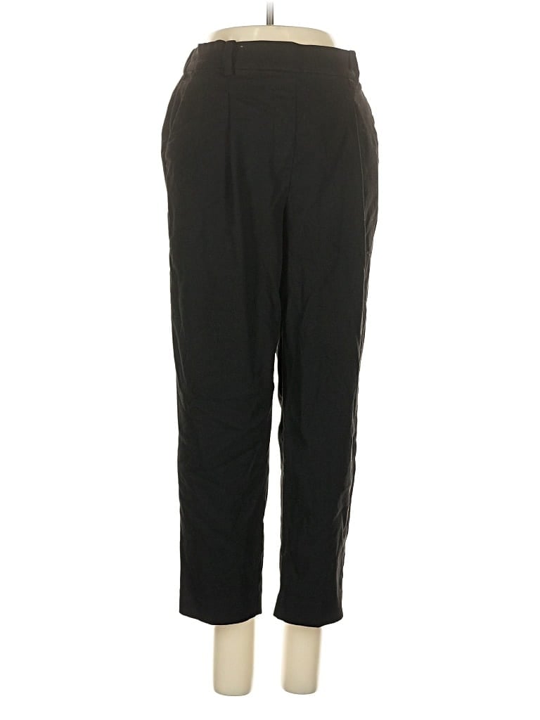 Pre-owned Ann Taylor Loft Track Pants In Black
