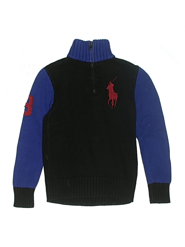 Pre-owned Polo By Ralph Lauren Kids' Pullover Sweater In Blue