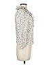 Mcguire Polka Dots Ivory 3/4 Sleeve Blouse Size M - photo 4