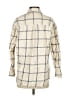 Universal Thread 100% Cotton Checkered-gingham Ivory Long Sleeve Button-Down Shirt Size S - photo 2
