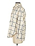 Universal Thread 100% Cotton Checkered-gingham Ivory Long Sleeve Button-Down Shirt Size S - photo 5