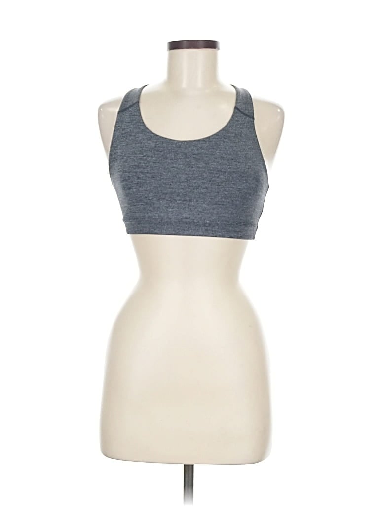 Pre-owned Active Tank Top Gray Halter Neckline Tops