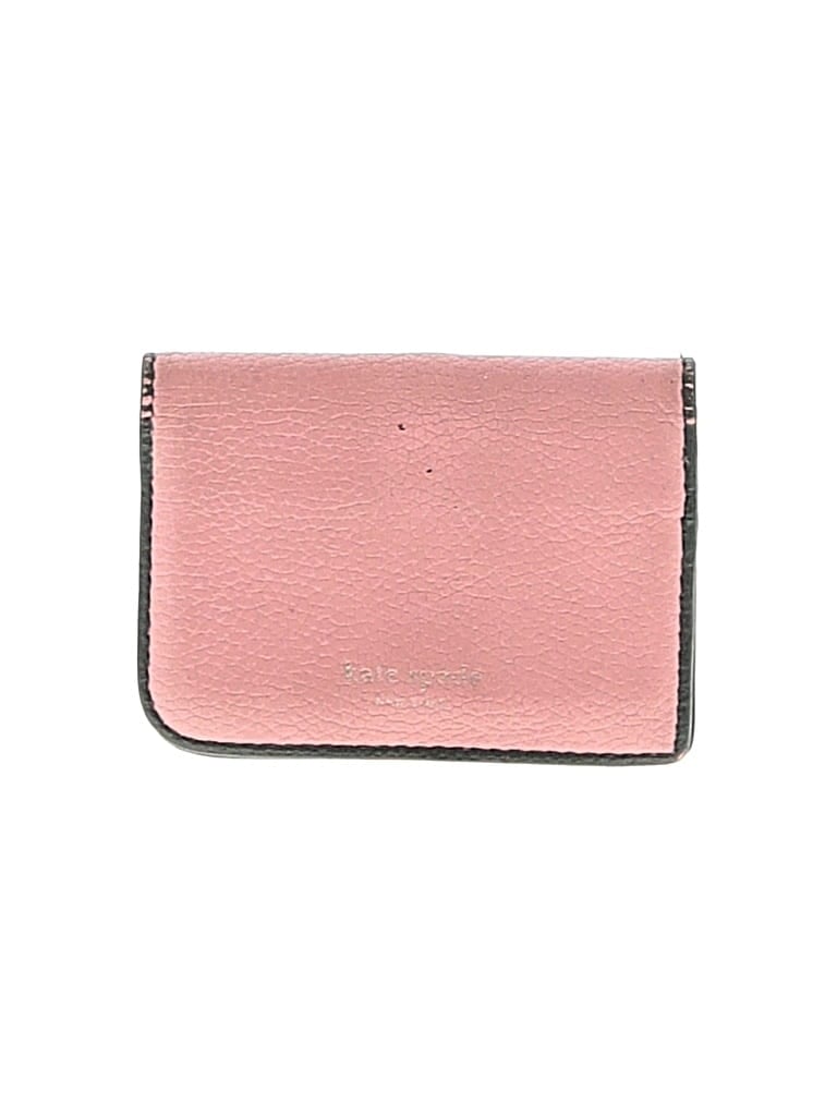 Pre-owned Kate Spade New York Leather Card Holder In Pink
