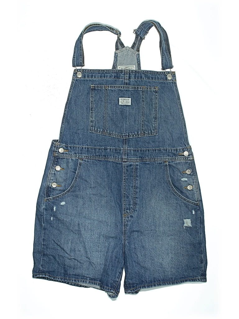 Pre-owned Levi's Overall Shorts In Blue