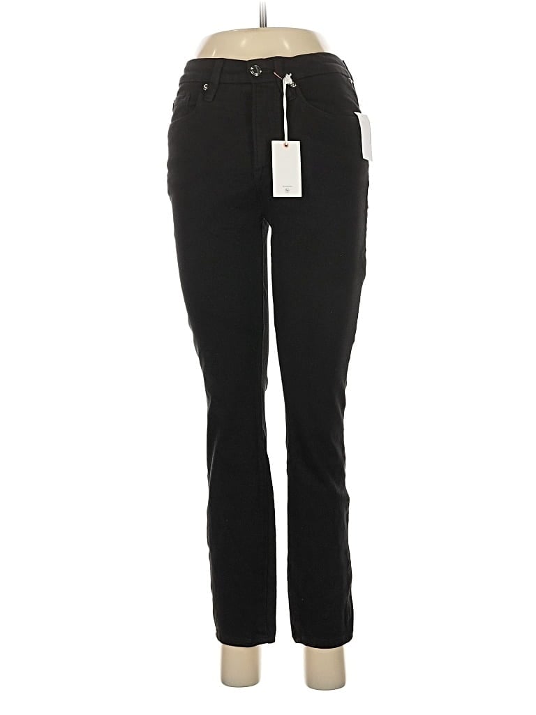 Pre-owned Good American Jeggings In Black