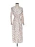 Unbranded Floral Ivory Pink Casual Dress Size XS (estimated) - photo 1