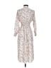 Unbranded Floral Ivory Pink Casual Dress Size XS (estimated) - photo 2