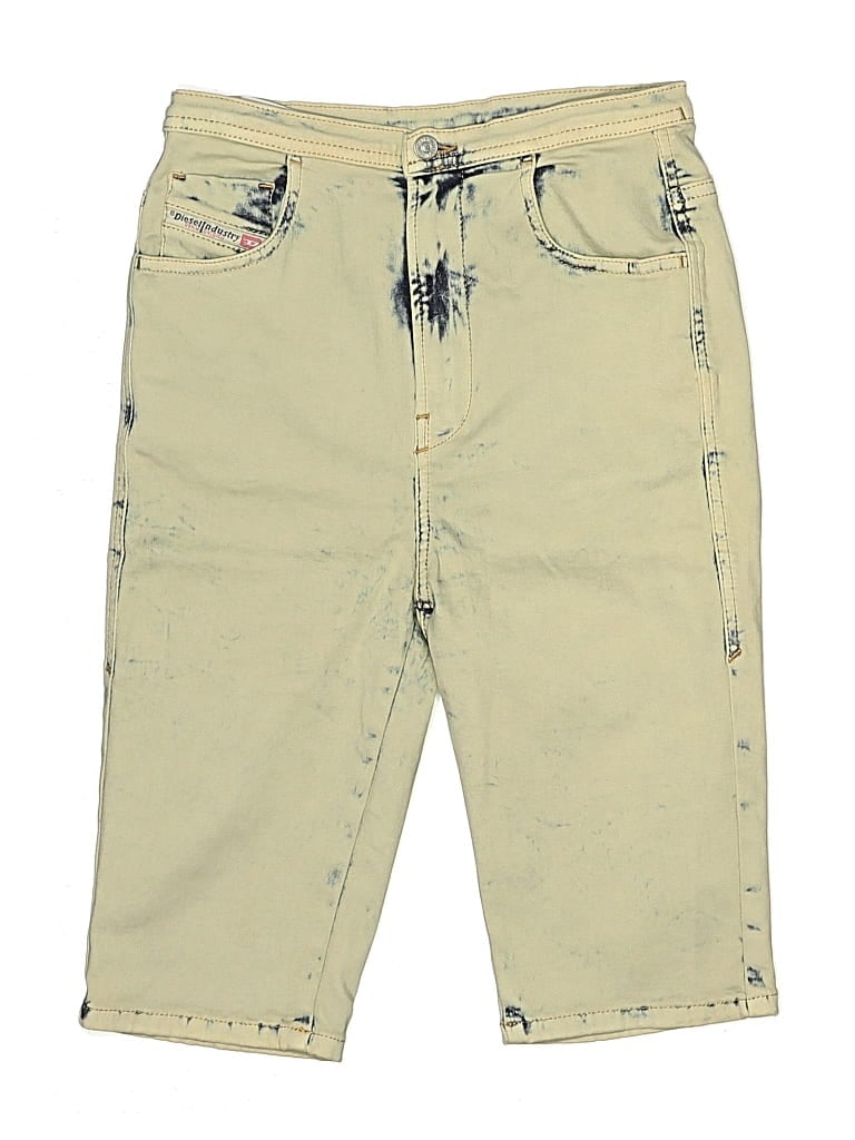 Pre-owned Diesel Denim Shorts In Green