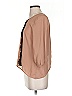 Soprano 100% Polyester Brown 3/4 Sleeve Blouse Size XS - photo 5