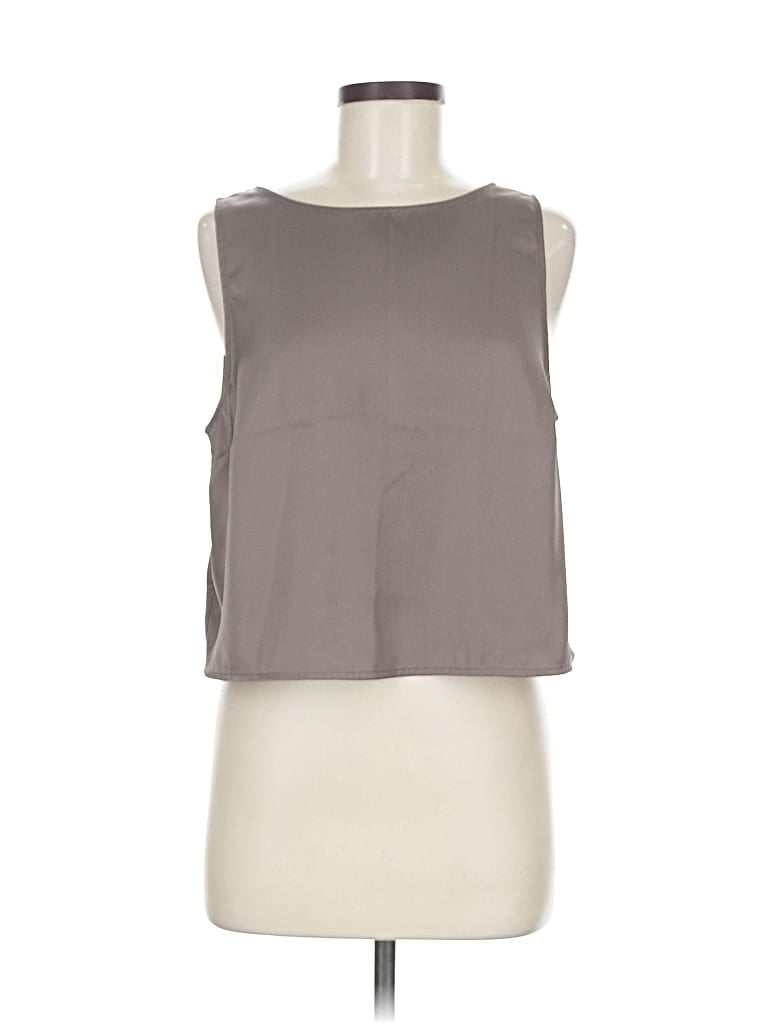 Pre-owned Gap Sleeveless Blouse In Gray