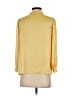 Paige 100% Polyester Yellow Gold 3/4 Sleeve Blouse Size XS - photo 2