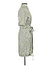 Equipment 100% Polyester Gray Casual Dress Size 4 - photo 4