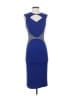 Little Mistress Blue Cocktail Dress Size 4 - photo 1