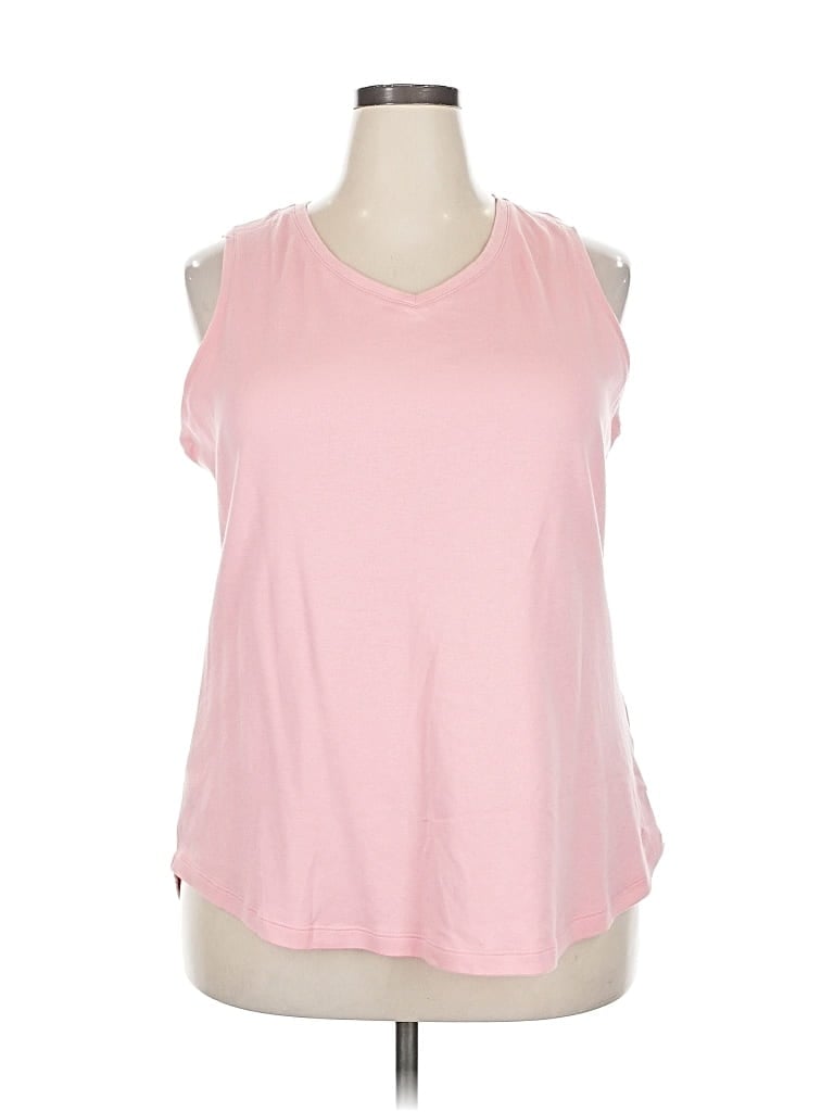 Pre-owned Isaac Mizrahi Live Sleeveless T-shirt In Pink