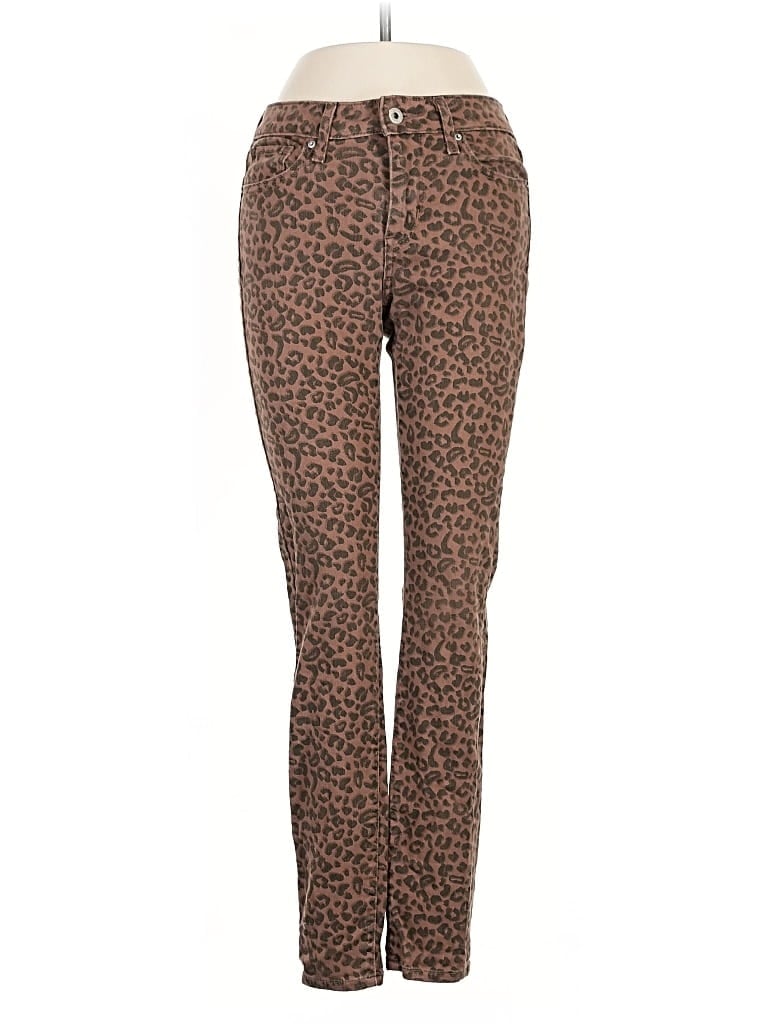 Pre-owned Levi's Jeggings In Brown