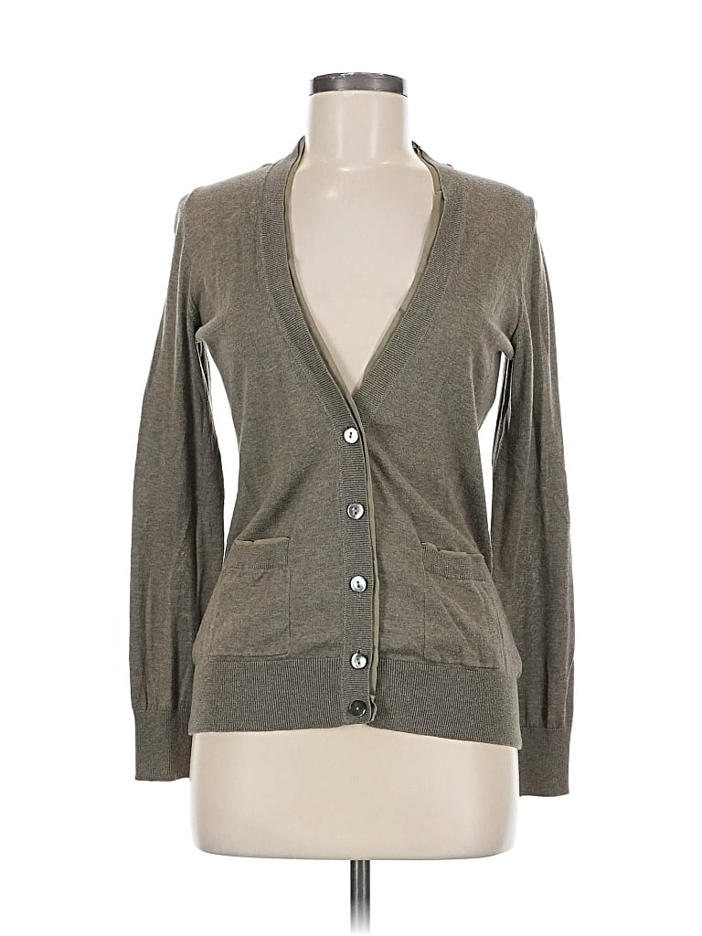 Pre-owned Banana Republic Cardigan Sweater In Gray