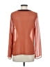 Just Fab 100% Polyester Orange Long Sleeve Blouse Size S - photo 2